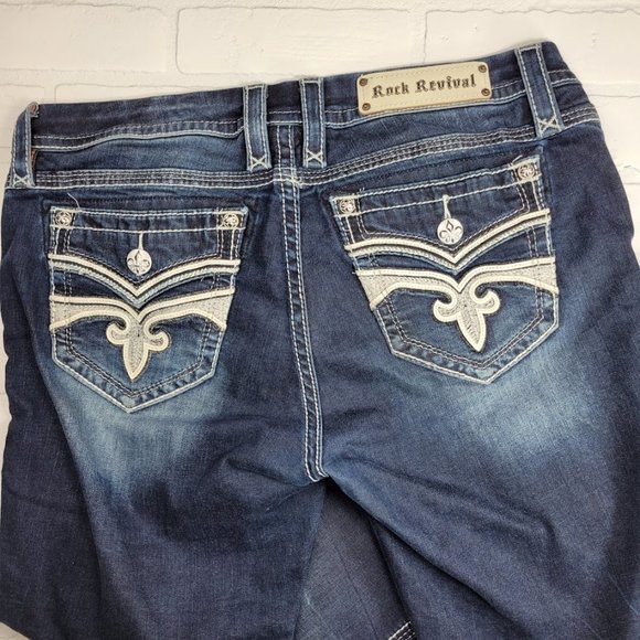 Rock Revival Sukara Easy Crop Jeans E8553EC3 - Picture 6 of 8